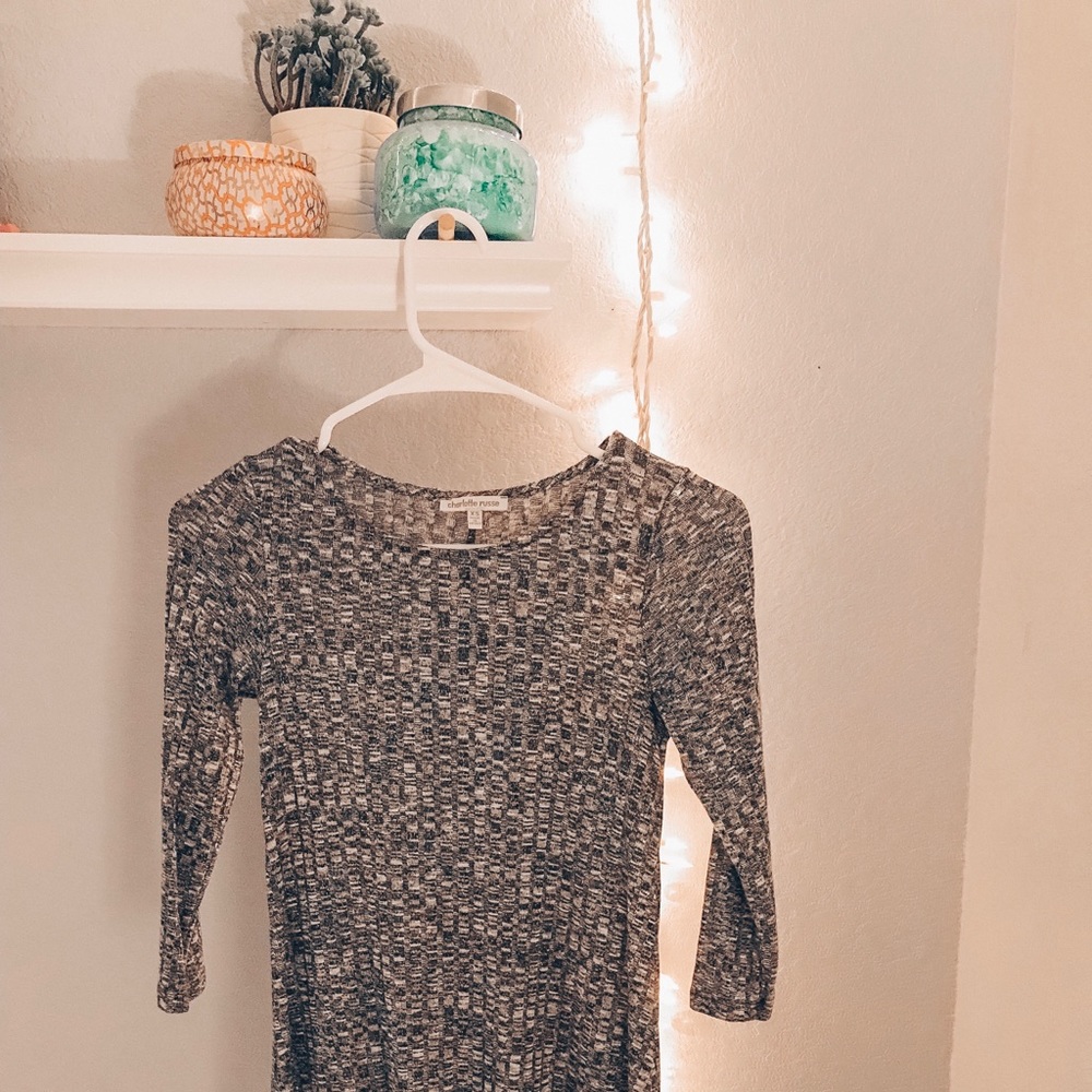 Long sleeve sweater dress